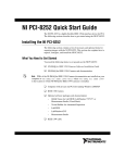 National Instruments 8252 User's Manual