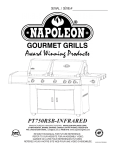 Napoleon Grills PT750RSB User's Manual