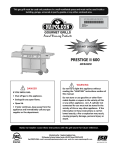 Napoleon Grills PRESTIGE II 600 User's Manual