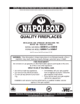 Napoleon Fireplaces GDS60-P User's Manual