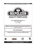 Napoleon Fireplaces EF38H User's Manual