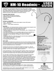 Nady Systems HM-10 User's Manual