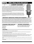 Nady Systems Microphone rsm-2 User's Manual