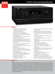 NAD Electronics T785 User's Manual