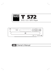 NAD Electronics T 572 User's Manual