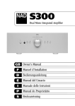 NAD Electronics Silver S300 User's Manual