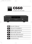 NAD Electronics C660 User's Manual