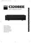 NAD Electronics C320BEE User's Manual