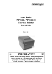 Mustek PP7000 User's Manual