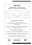 Musical Fidelity CD Pre24 User's Manual