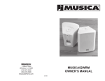 Musica 52WRM User's Manual