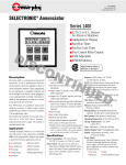 Murphy Selectronic Annunciator Series 1400 User's Manual