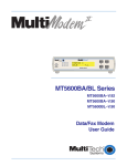Multitech MT5600BAV.90 User's Manual
