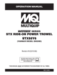 Multiquip Speaker STX55Y6 User's Manual