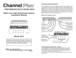 Multiplex Technology CHANNEL PLUS 3515 User's Manual