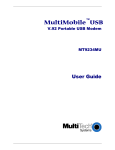 Multi-Tech Systems Modem MT9234MU User's Manual