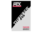 MTX Audio MTX THUNDER895 User's Manual