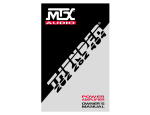 MTX Audio MTX Thunder202 User's Manual