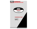 MTX Audio MTX Thunder 4405 User's Manual