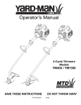 MTD Hills Xqmwi User's Manual