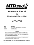 MTD DA528 User's Manual