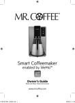 Mr. Coffee PSTXWE User's Manual