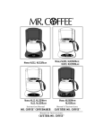 Mr. Coffee NLS12 User's Manual