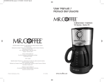Mr. Coffee BVMC-VMX37 User's Manual