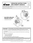 Mr. Heater MH12CS User's Manual