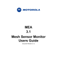 Motorola Stud Sensor 3.1 User's Manual