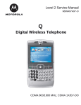 Motorola CDMA 800/1900 MHz User's Manual