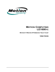 Motion Computing AB52242 User's Manual