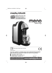 Morphy Richards MENO KT43922 User's Manual