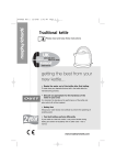 Morphy Richards Kettle User's Manual