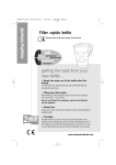 Morphy Richards Filter rapide kettle User's Manual