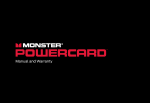 Monster Ultrathin PowerCard Portable Battery from User's Manual
