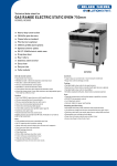 Moffat GE505D User's Manual