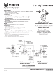 Moen Villeta TL2302CP User's Manual