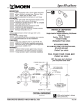 Moen TROL T3125 User's Manual