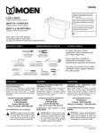 Moen A5270 User's Manual