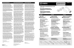 Moen INS916D User's Manual