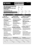 Moen INS1913D-8/10 User's Manual