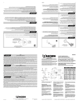 Moen INS162E User's Manual