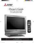 Mitsubishi Electronics LT-2220/LT-3020 User's Manual