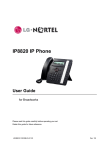 Mitel IP8820 User's Manual