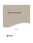 Mitel Inter-Tel 5000 User's Manual