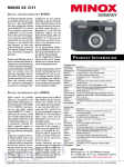 Minox digital compact camera MINOX DC 2111 User's Manual
