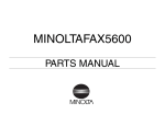 MINOLTA FAX5600 Use and Maintenance Manual