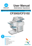 MINOLTA CF2002 Use and Maintenance Manual
