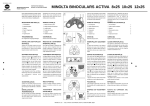 MINOLTA 8X25 Instruction and Maintenance Manual